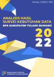 Analisis Hasil Survei Kebutuhan Data BPS Kabupaten Tulang Bawang 2022